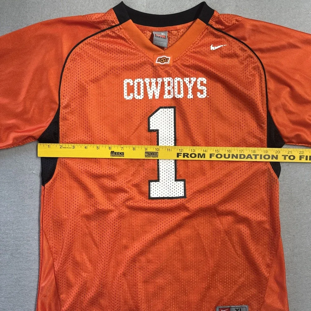 OKLAHOMA STATE COWBOYS Nike #1 Mesh FOOTBALL JERSEY Womens XL OSU